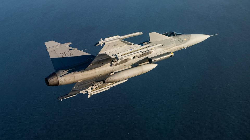 Svenska Aeroplan Aktiebolaget (Saab) released a Gripen fighter jet photo on its official website on April 2023. Kiripost via Saab's website