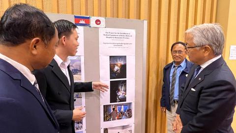 Caption: Japan donates $184,000 to two organisations in Cambodia to purchase ambulances and healthcare equipment. Kiripost/Supplied
