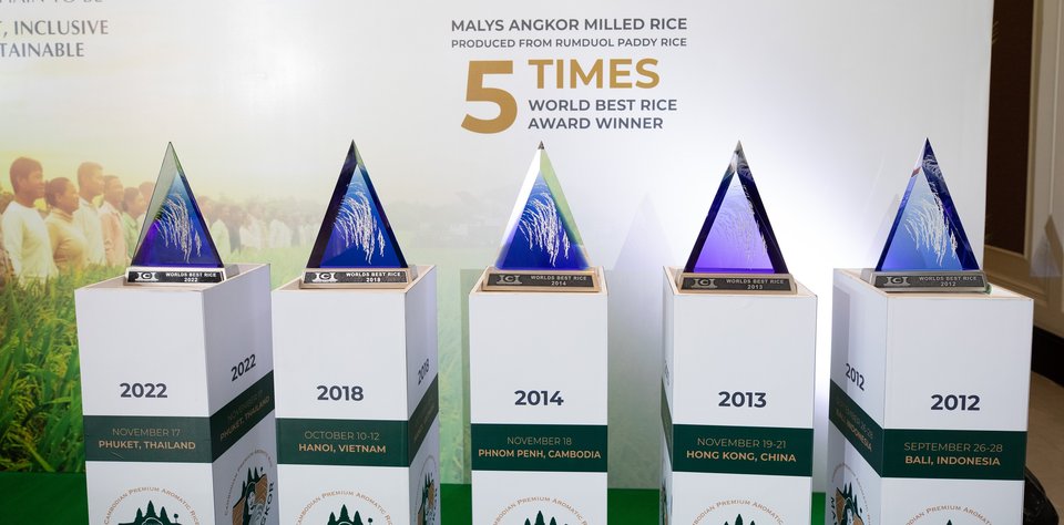 The five paddy rice world best rice award winner, on September 10, 2024. Kiripost/supplied