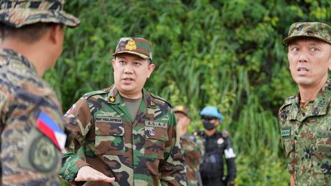 International observers visit border to assess situation amid ceasefire. Kiripost via Ministry of Information