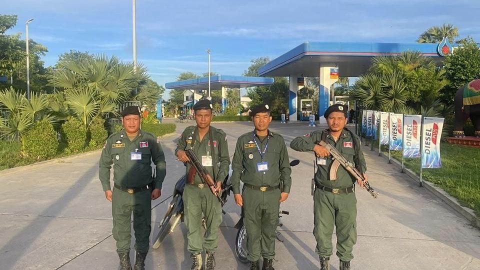 Cambodian authorities step up patrols in the Dangkor district of Phnom Penh on August 2, 2025. Kiripost via Phnom Penh Municipal Police
