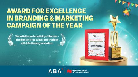 ABA receivs Marketing Campaign of the Year 2025 Award