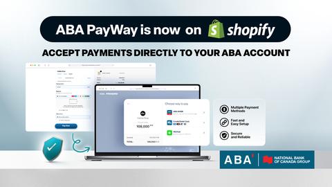 ABA Bank celebrates a major milestone as ABA PayWay becomes Cambodia’s first payment gateway integrated with Shopify, enabling local merchants to accept fast, secure payments directly through the global e-commerce platform.