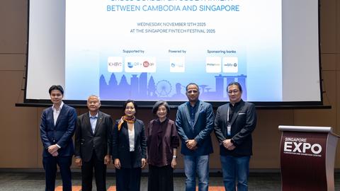 Official launch of Phase 1 of cross-border QR code payments between Cambodia and Singapore