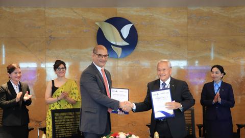 NPCI International and ACLEDA Bank Plc. sign agreement to enable UPI & KHQR acceptance in India & Cambodia. Kiripost/supplied