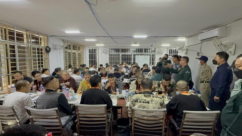 The suspects were detained  by authorities during an operation to crack down on online scam operation at Mekong 74 Building, Sen Monorom City, Mondulkiri Province. Kiripost via news local media outlet FreshNews