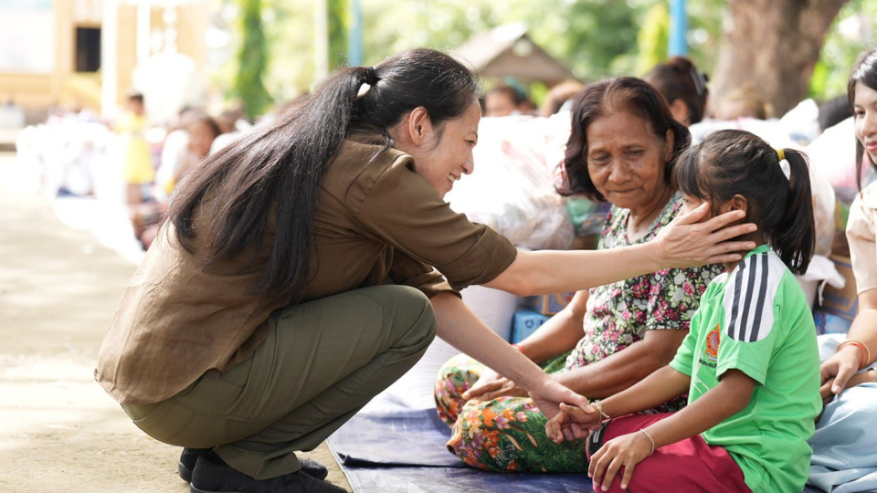 Cambodia's First Lady, Pich Chanmony. Kiripost/supplied
