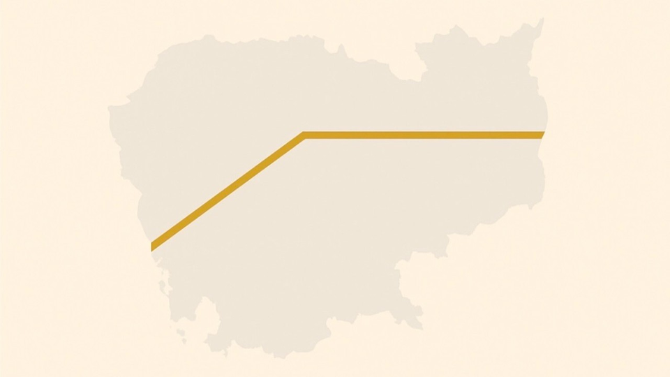 Cambodia’s long expansion is flattening into a five percent structural growth path after nearly three decades of rapid post-war convergence. Kiripost via Arnaud Darc