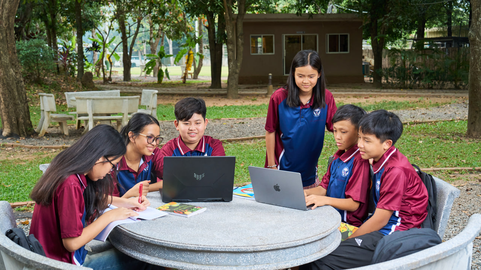 Students at AUPP Liger Leadership Academy.