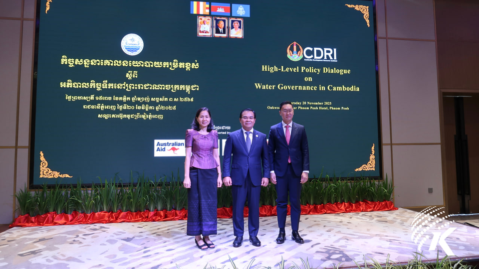 CDRI hosts the “High-Level Policy Dialogue on Water Governance in Cambodia”. Kiripost/Mao Sreypich