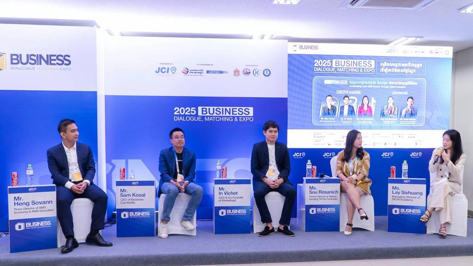 Entrepreneurs, youth leaders, and startup founders gathered at BDME 2025 to spotlight Cambodia’s SMEs, with vibrant discussions and networking across two days at CKCC and NICC