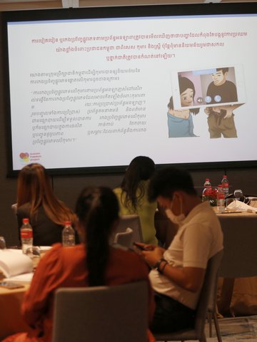 Launch of online protection platform StopNCII.org in Phnom Penh, December 2, 2022. Kiripost/Siv Channa